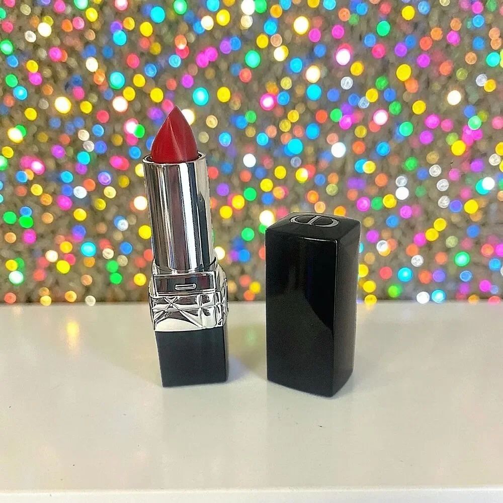 CHRISTIAN DIOR ROUGE DIOR SATIN LIP BALM In Shade 999 0.12 OZ New without box
